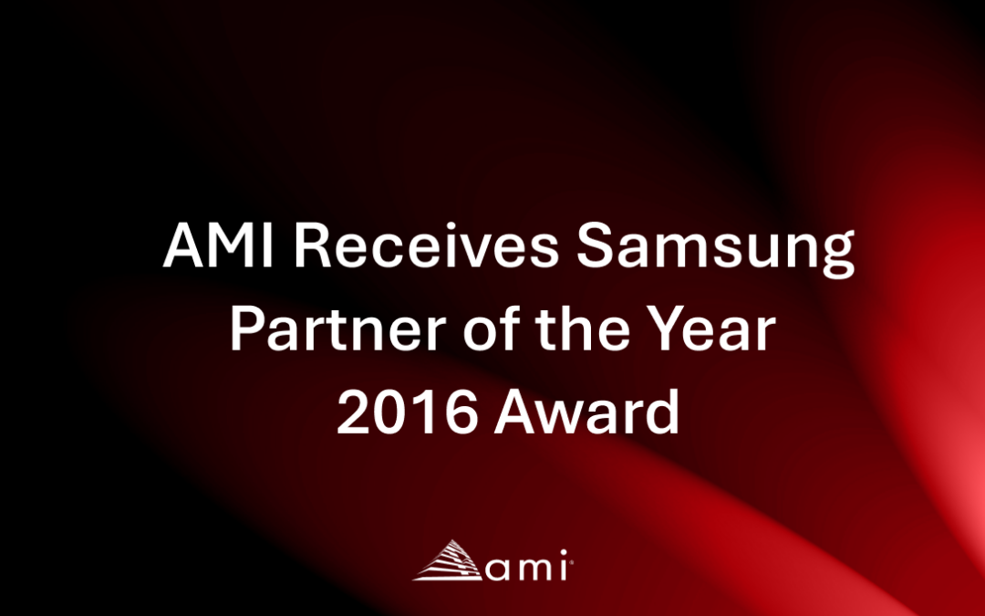 AMI Receives Samsung Partner of the Year 2016 Award