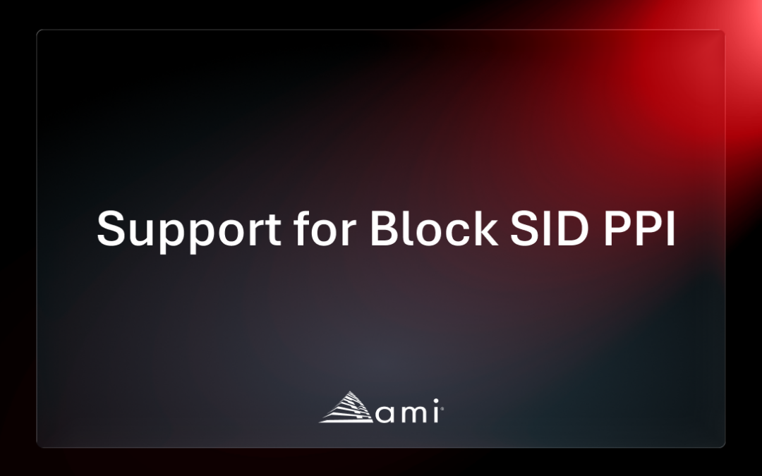 Support for Block SID PPI