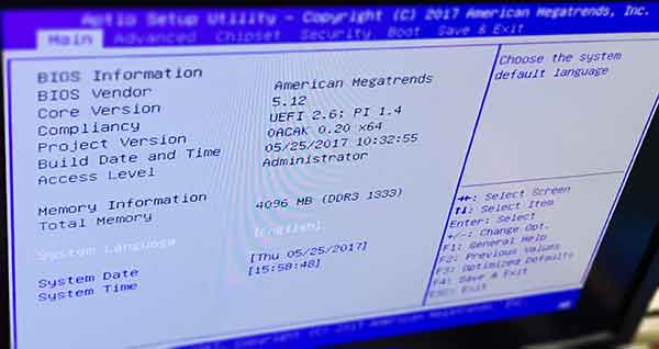 american megatrends bios update 0601