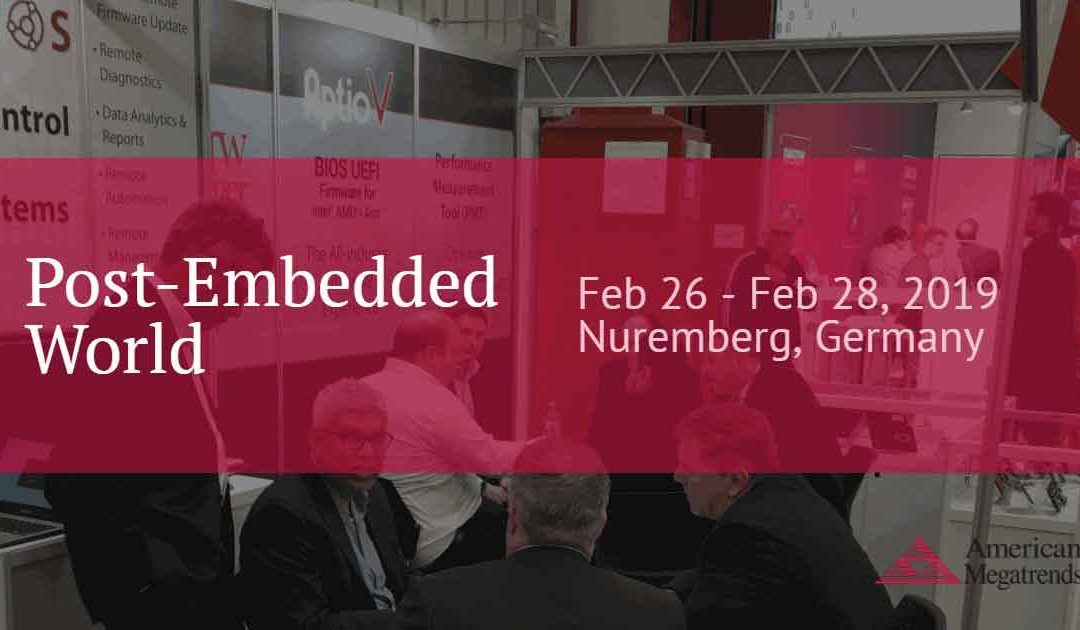 AMI at Embedded World 2019!