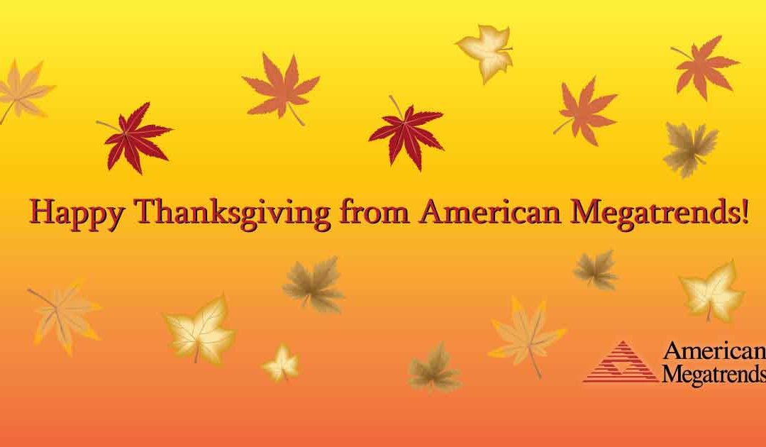 Happy Thanksgiving from the Team at AMI!