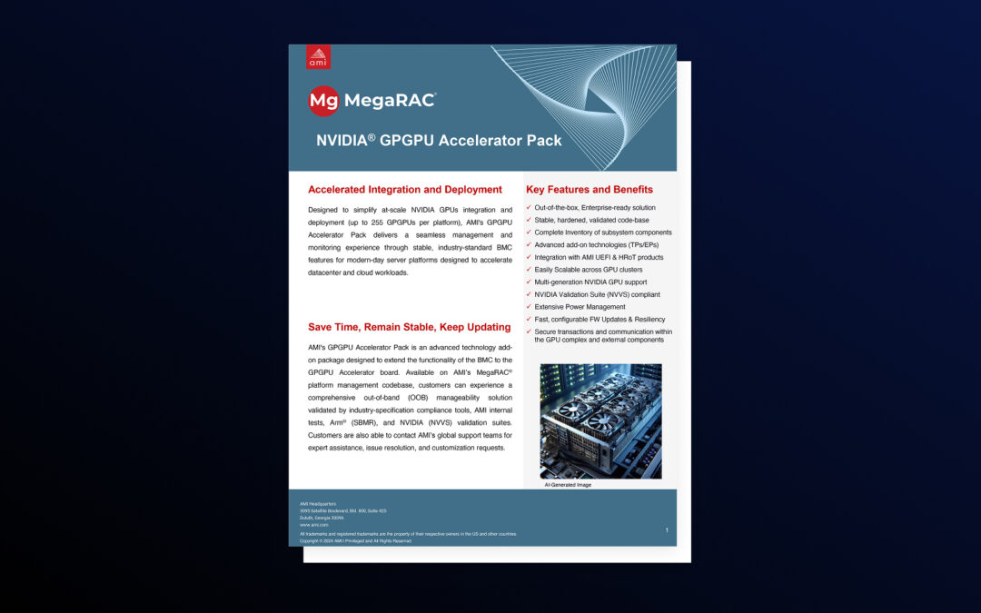 MegaRAC GPGPU Accelerator Pack