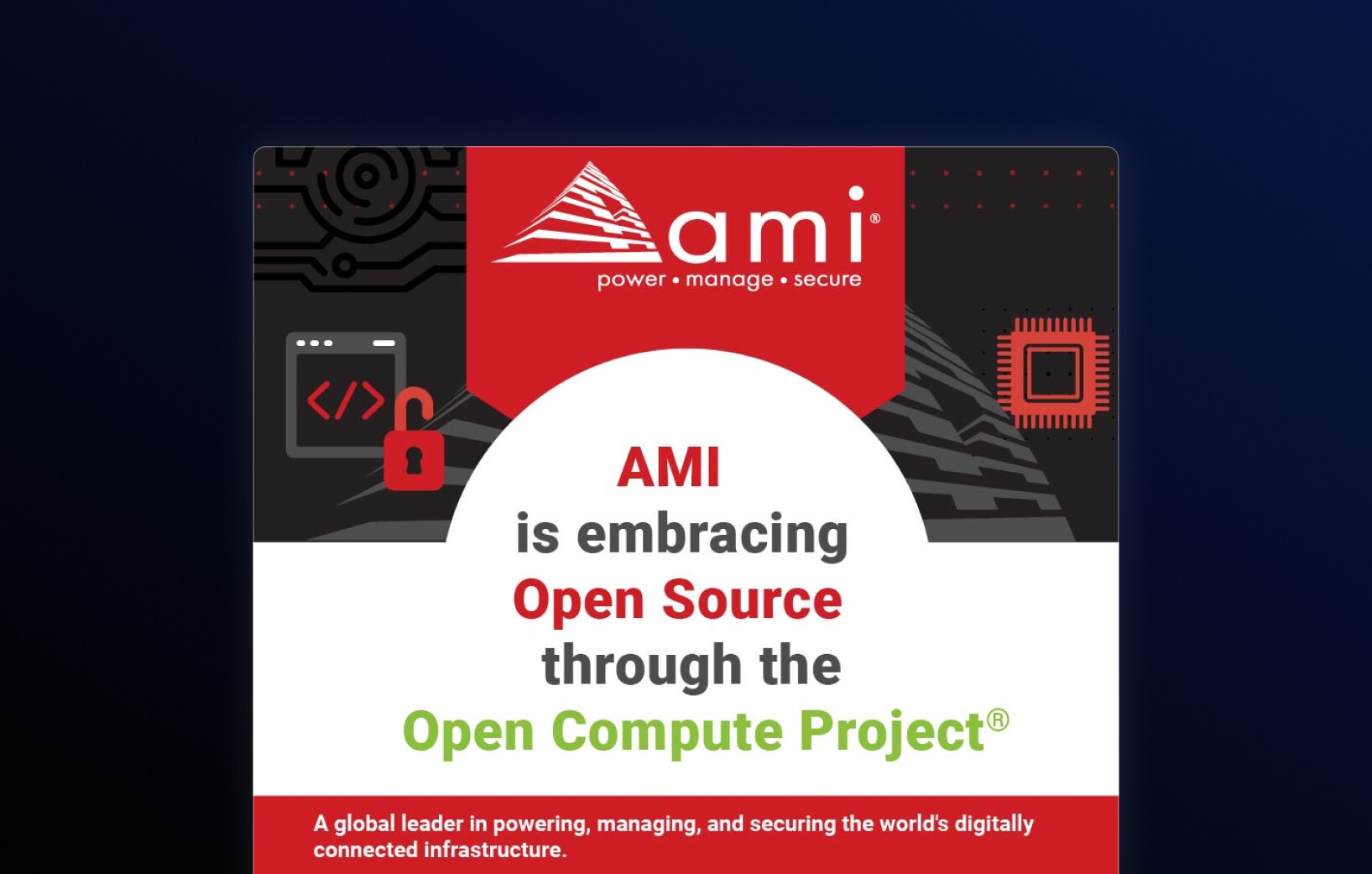 AMI Embraces Open Source with OCP - AMI