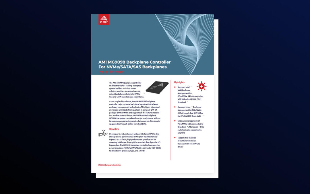 AMI Backplane Controller MG9098