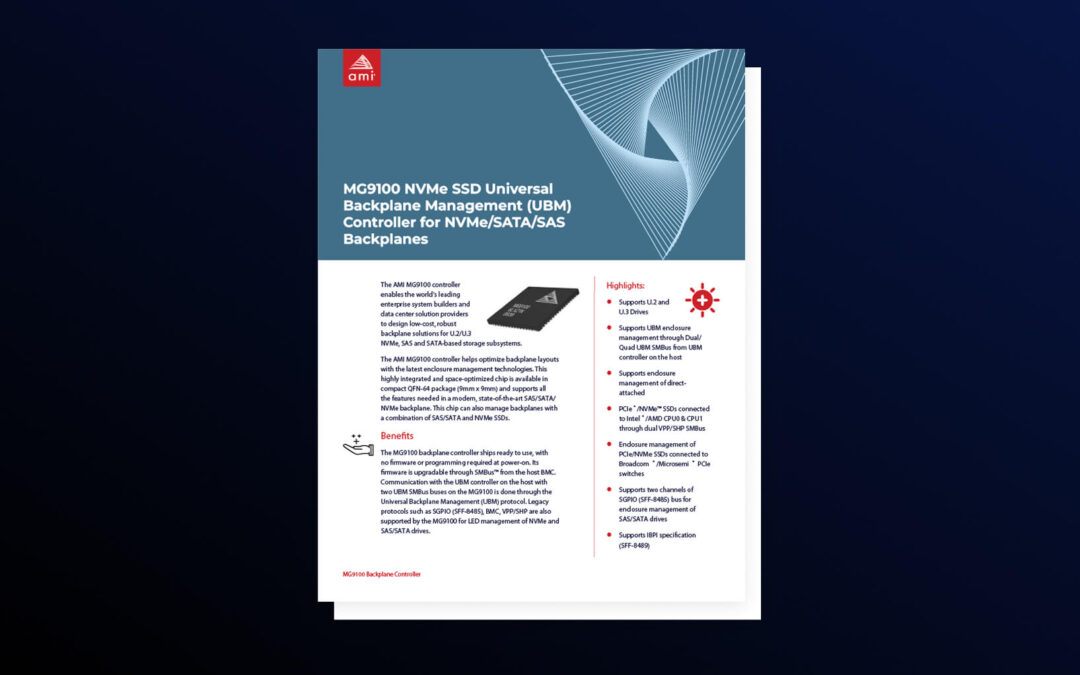 AMI Backplane Controller MG9100