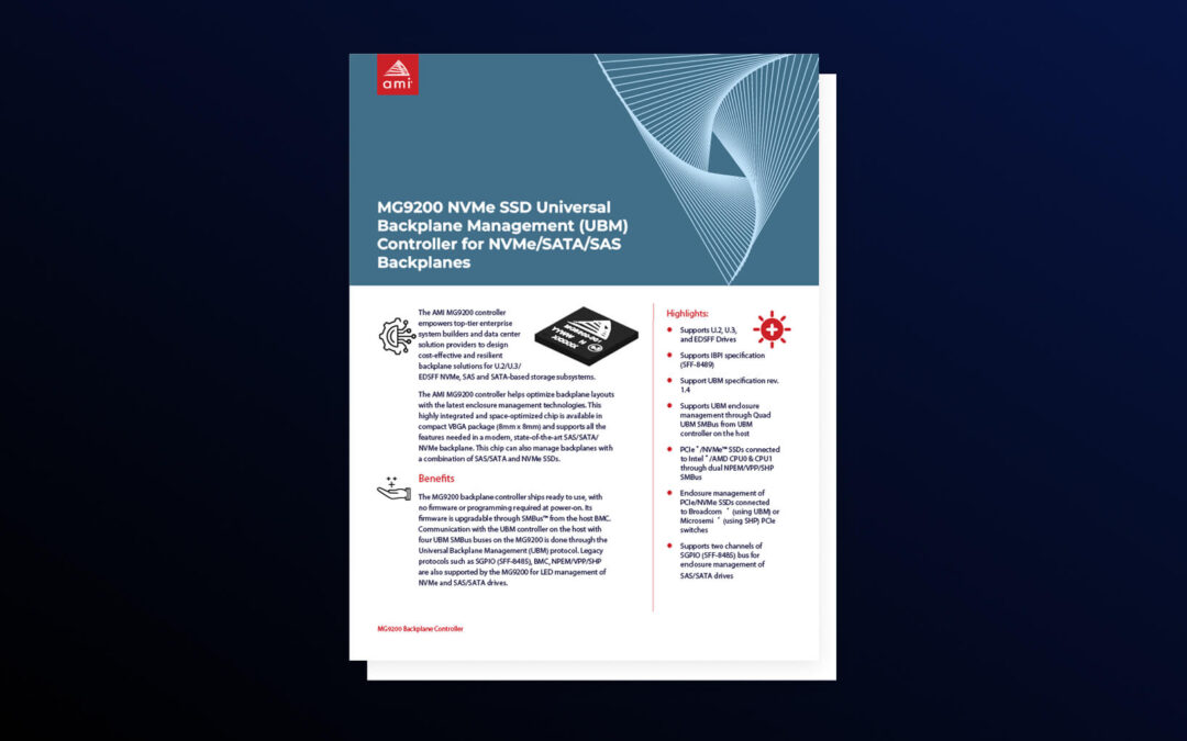 AMI Backplane Controller MG9200