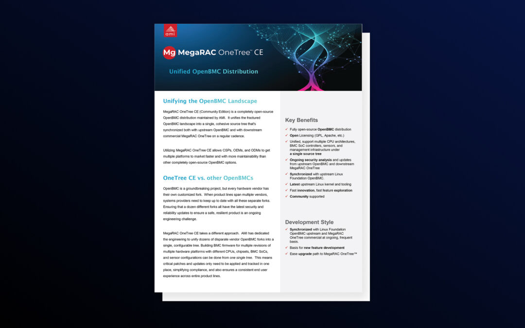 MegaRAC OneTree Community Edition