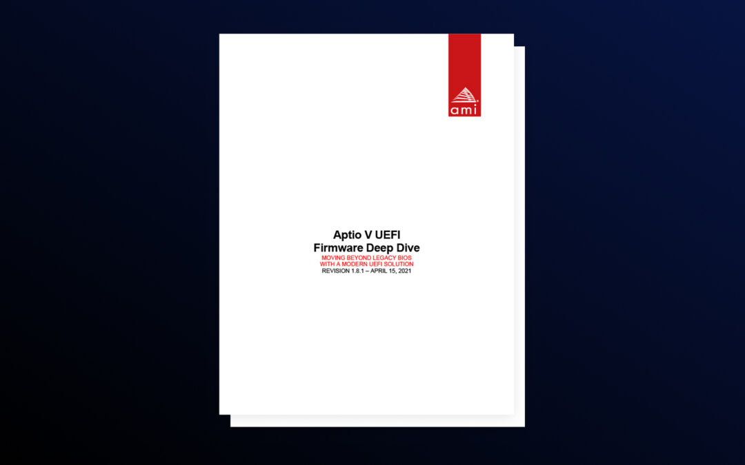 Aptio V Deep Dive