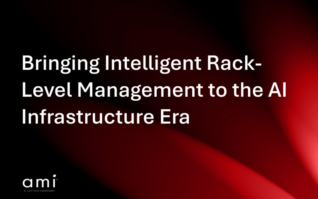AMI Rack Manager Version 1.0 to Debut at AMI Tech Summit 2026