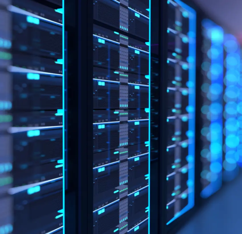 image of data center rack
